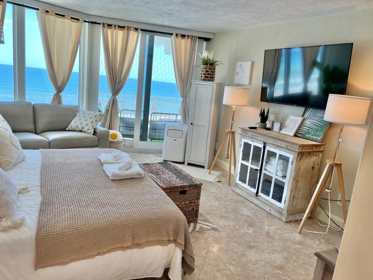 Beach Oasis 704 Lovely Daytona Ocean Front For 5 Sleeps Up To 12 데이토나 비치 외부 사진